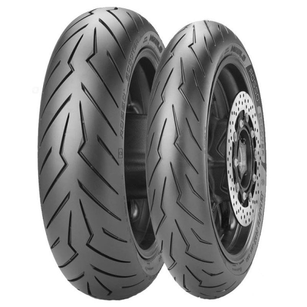 90/90 R10 50 J Pirelli Diablo Rosso Scooter Rear - Pneumatico Estivo